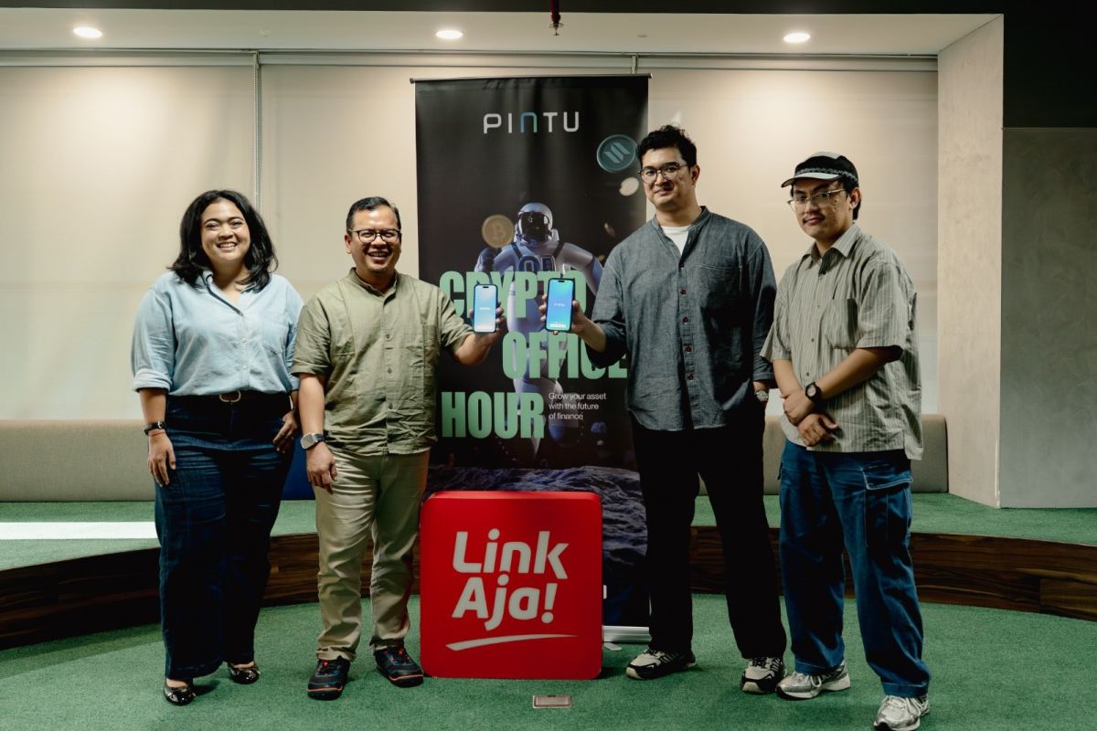 PINTU kunjungi LinkAja tingkatkan literasi tentang aset kripto