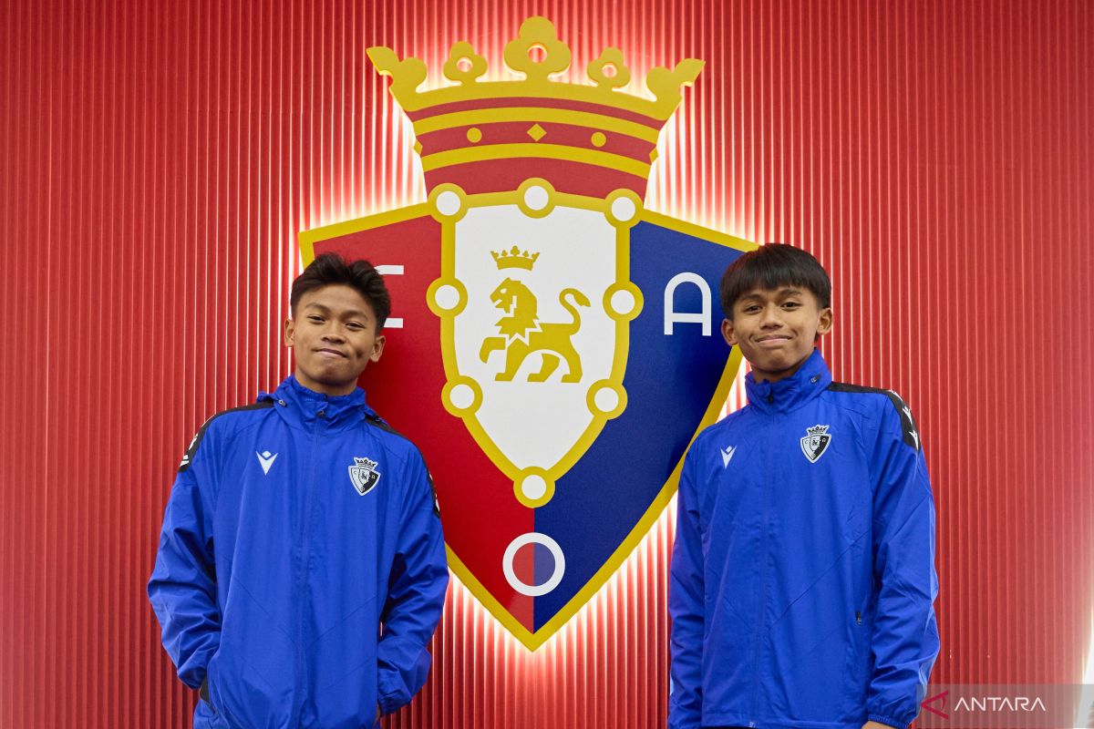 Dua pemain Indonesia berkesempatan "sekolah" di akademi Osasuna Spanyol