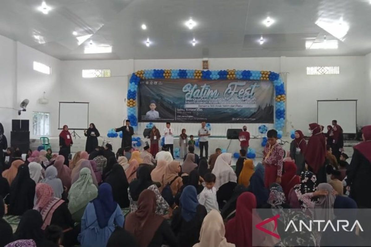 Yatim Fest 2025 santuni 300 anak yatim di Bangka Tengah