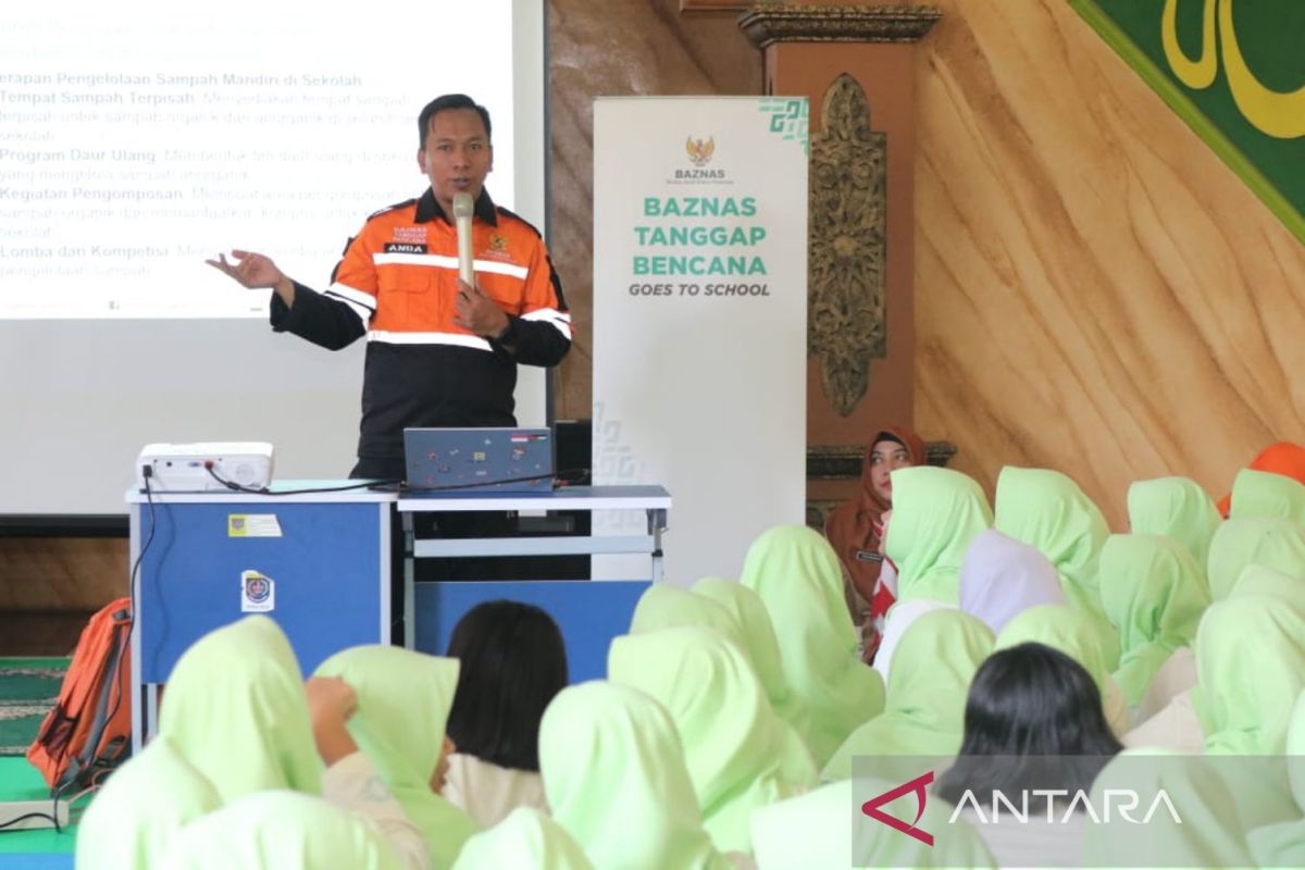 Baznas gelar edukasi mitigasi bencana di 310 sekolah se-Indonesia