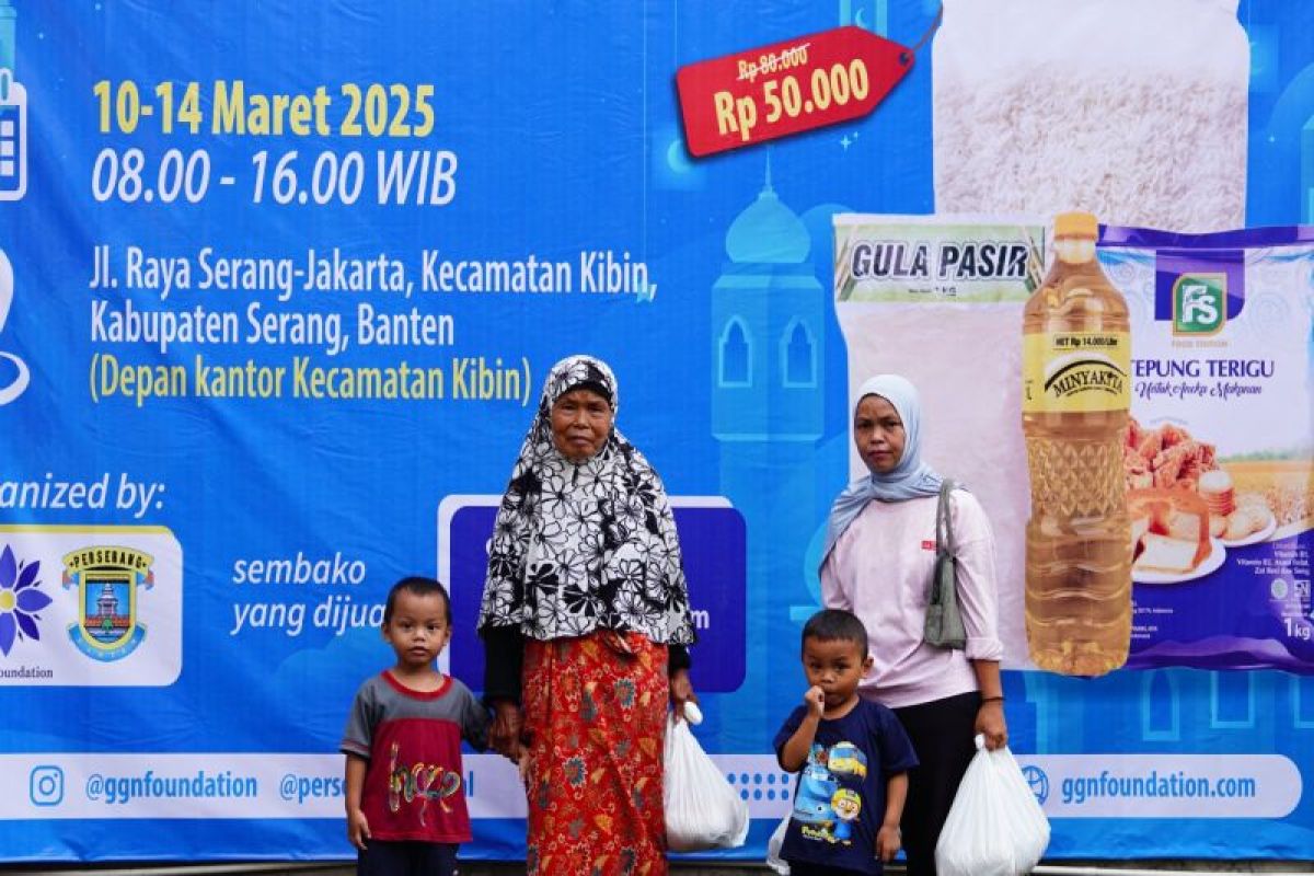 Perserang FC dan GGN Foundation gelar Pasar Murah Ramadhan 2025