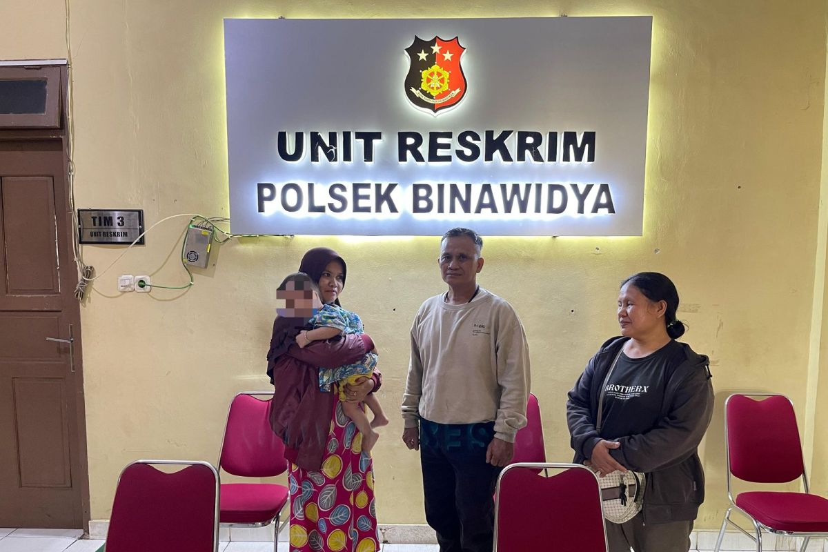 Bayi yang sempat diduga diculik di Pekanbaru ditemukan dalam keadaan selamat