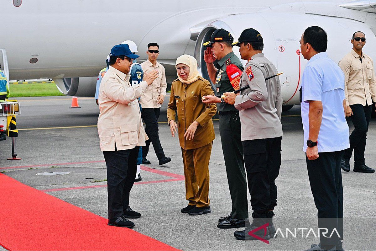 Tiba di Jawa Timur, Presiden akan resmikan PMR PTFI dan stadion