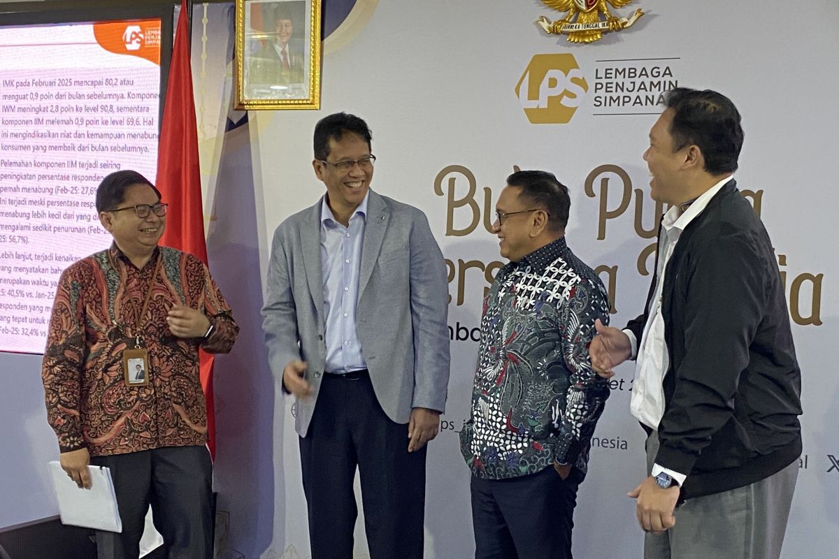 LPS: IMK Feburari 2025 indikasikan niat menabung masyarakat membaik