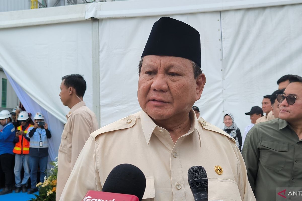 Prabowo Subianto sebut smelter logam mulia di Gresik impian RI puluhan tahun