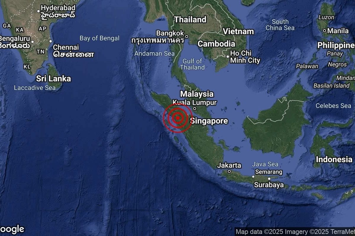 Warga pesisir barat Semenanjung Malaysia ikut rasakan gempa Sumut