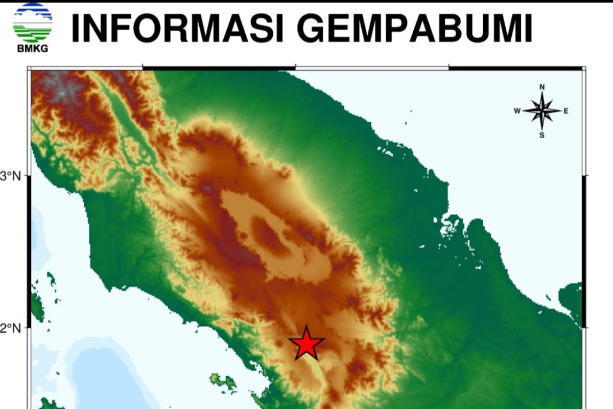 Gempa di Tapanuli Utara akibat adanya aktivitas sesar aktif, terasa hingga Semenanjung Malaysia