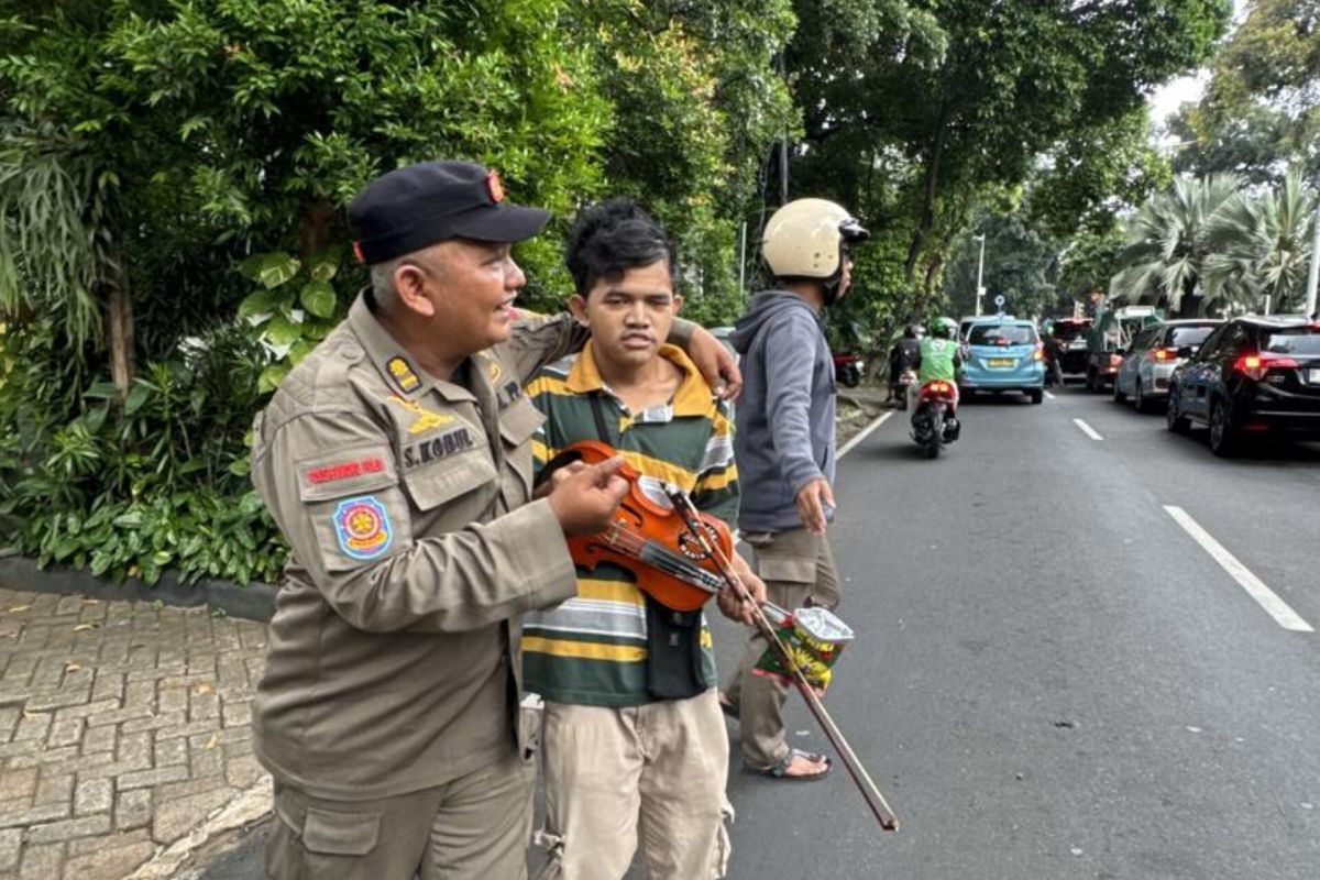Satpol PP Jaksel jaring 12 PPKS di Kebayoran Lama saat Ramadhan