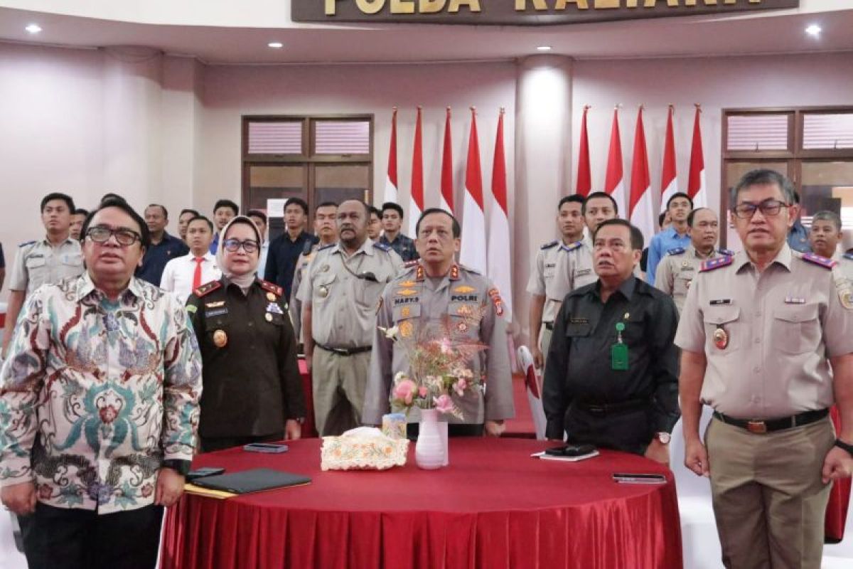 Kapolda Kaltara Pimpin Rakor Pencegahan dan Penyelesaian Tindak Pidana Pertanahan 2025