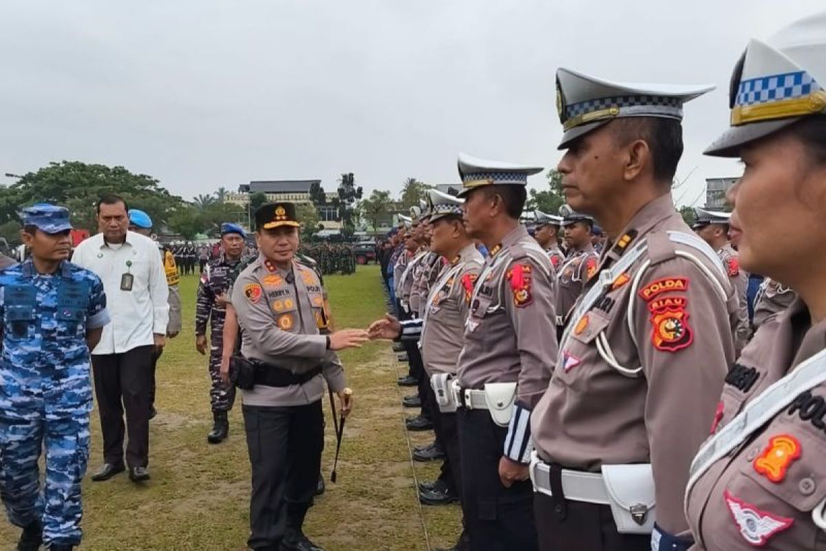 Polda Riau kerahkan 3.452 personel untuk amankan mudik Lebaran 2025