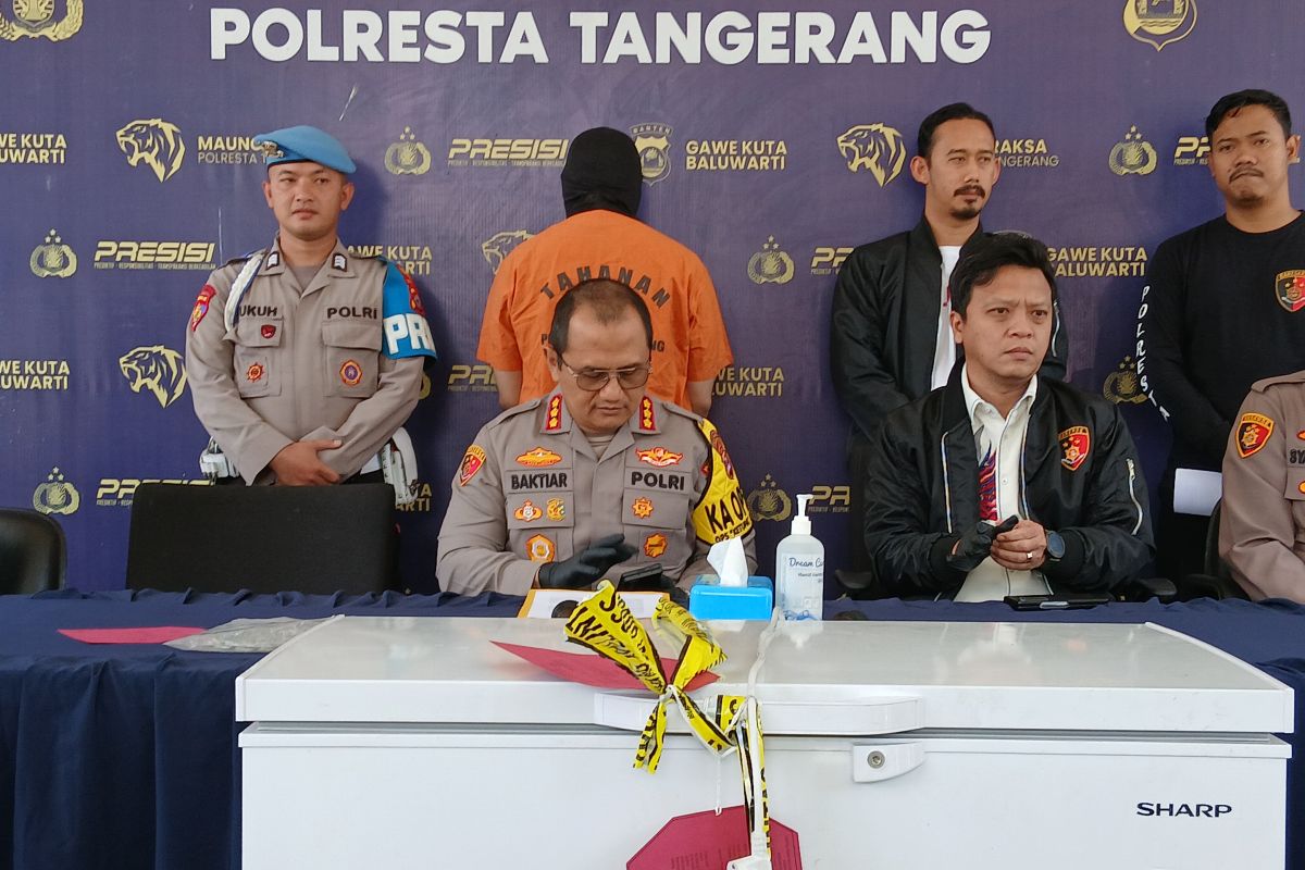 Polisi ungkap kasus mutilasi dalam fleezer di Tangerang