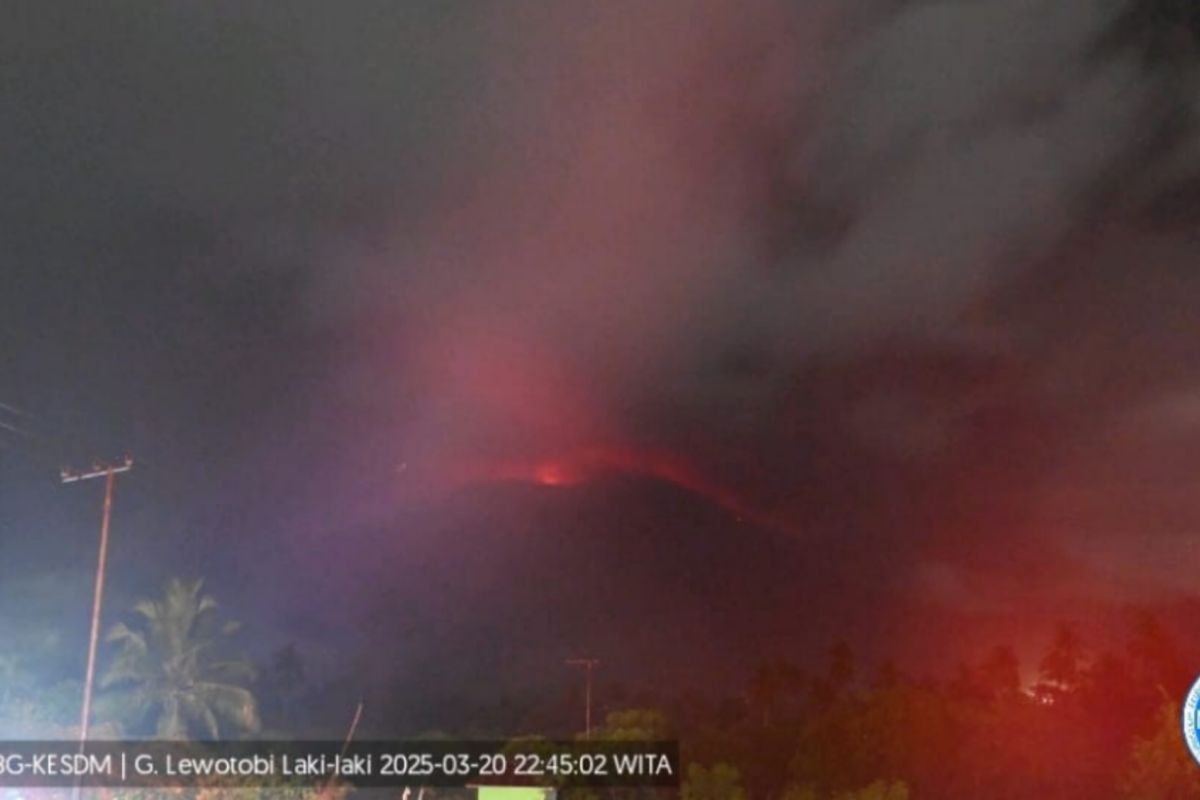 Status Gunung Lewotobi Laki-Laki di Flotim naik level menjadi IV/Awas