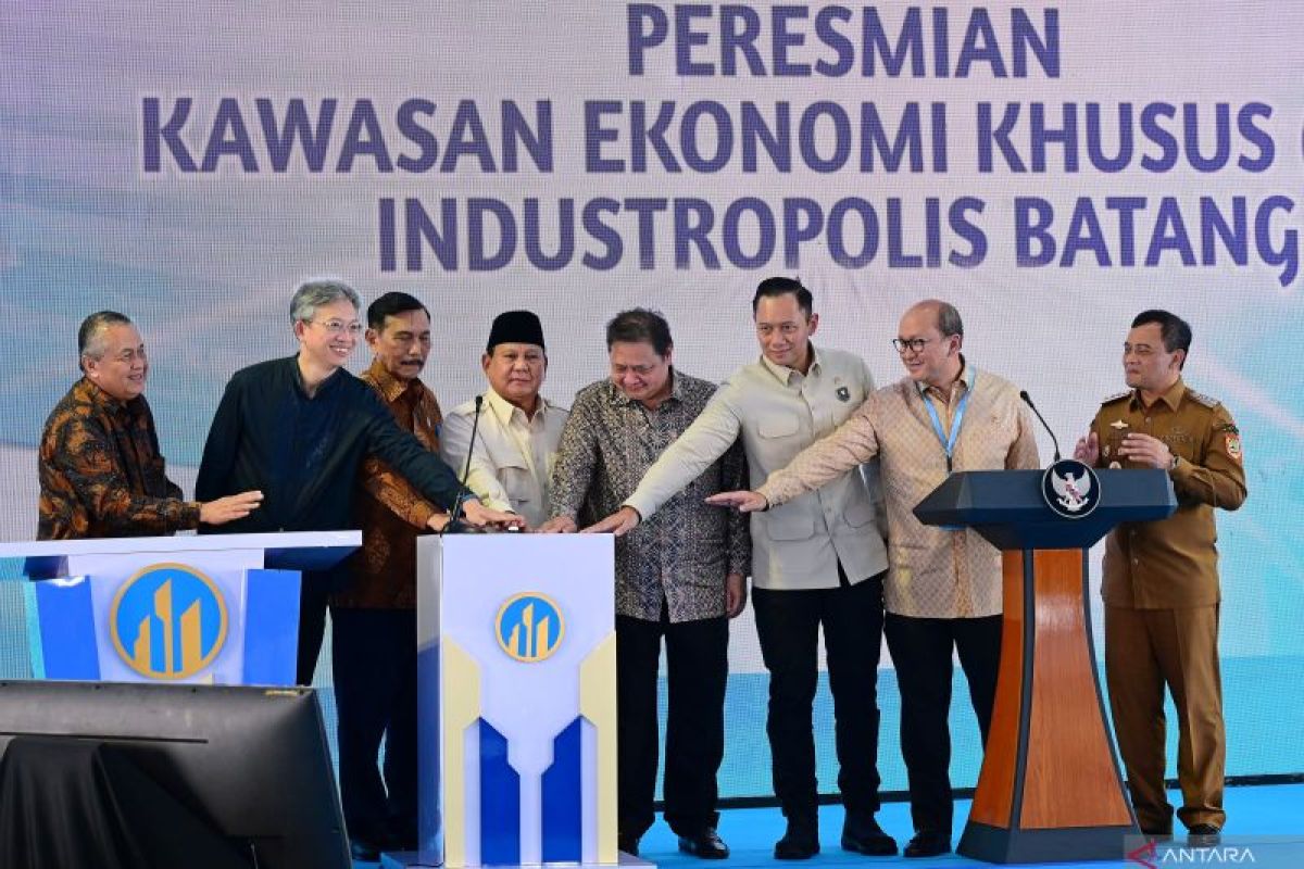Presiden Prabowo resmikan KEK Industropolis Batang, Jawa Tengah