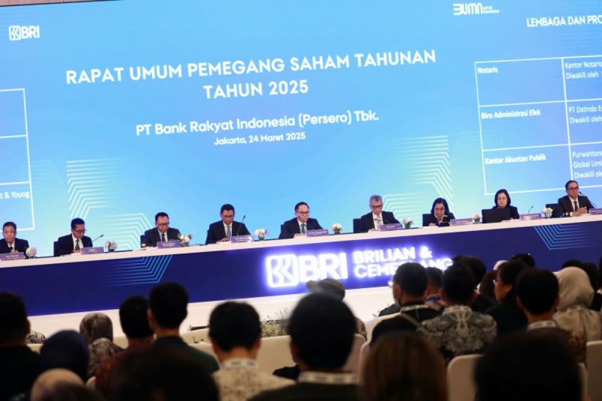 RUPST BRI sepakati pembagian dividen senilai Rp51,73 triliun