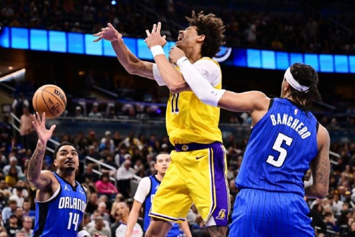 Lakers terpuruk, dipecundangi Orlando Magic dan kalah tujuh kali dalam 10 laga