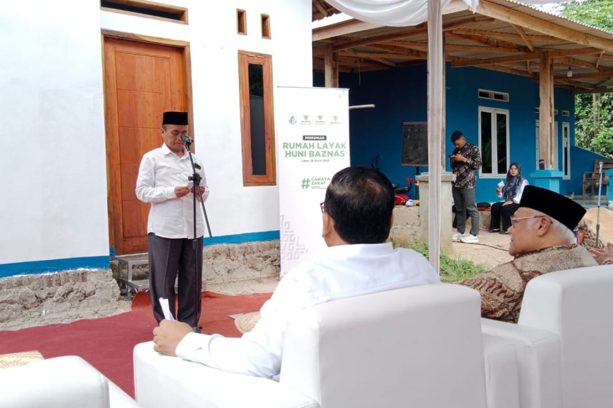 Baznas Lebak kolaborasi bangun rumah layak huni