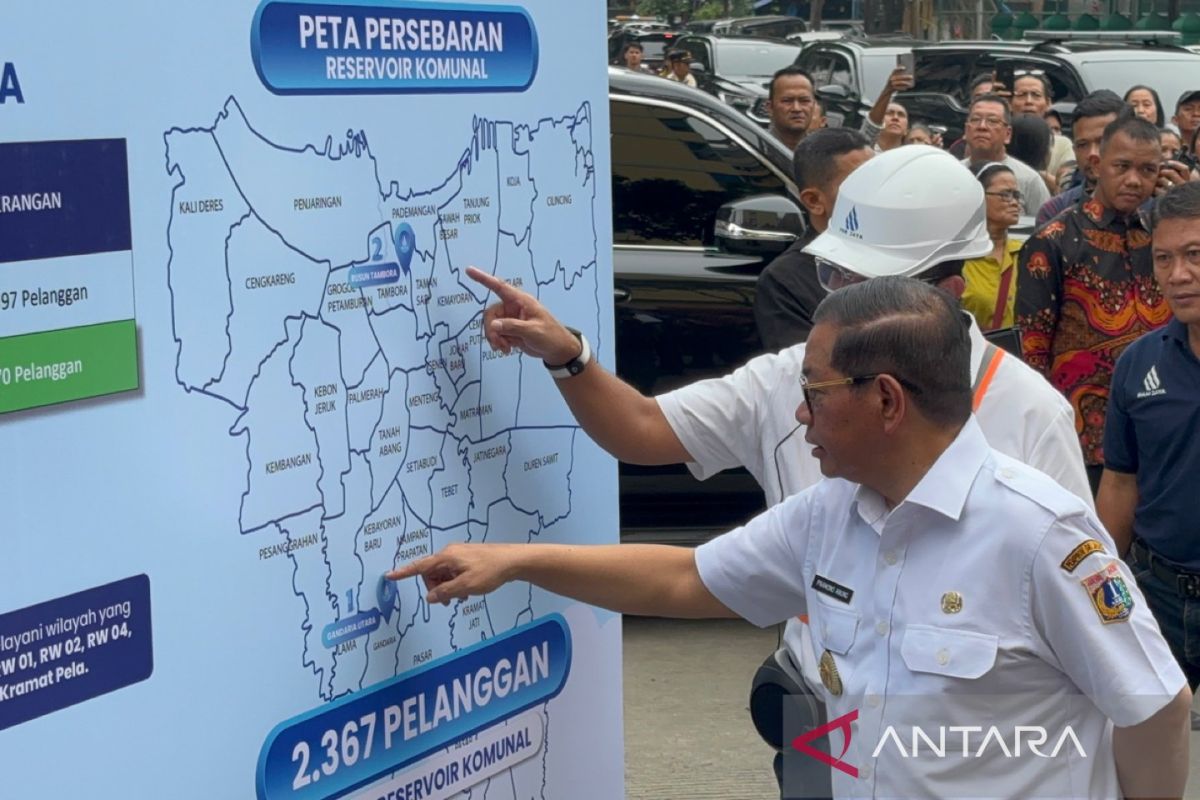 DKI resmikan reservoir komunal di Tambora dan Gandaria Utara