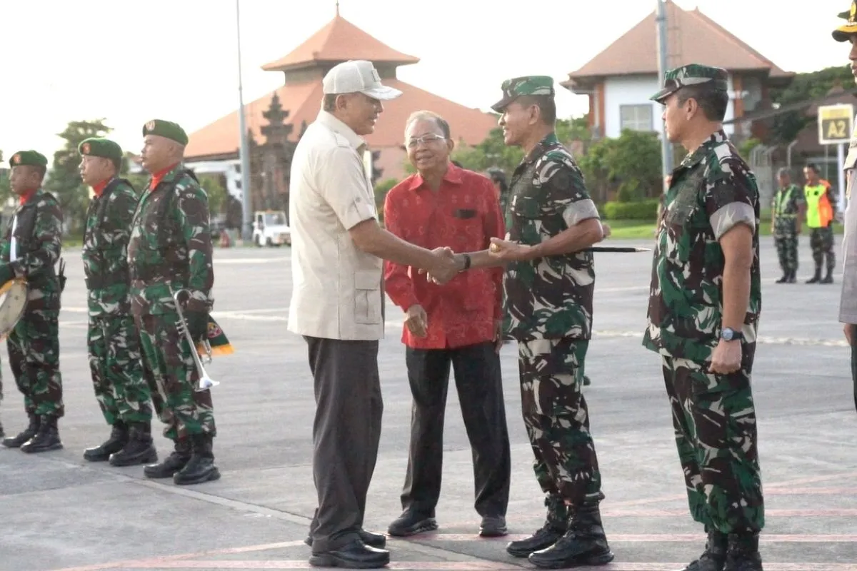 Menhan ke Bali meninjau pendidikan di Secata Rindam Udayana