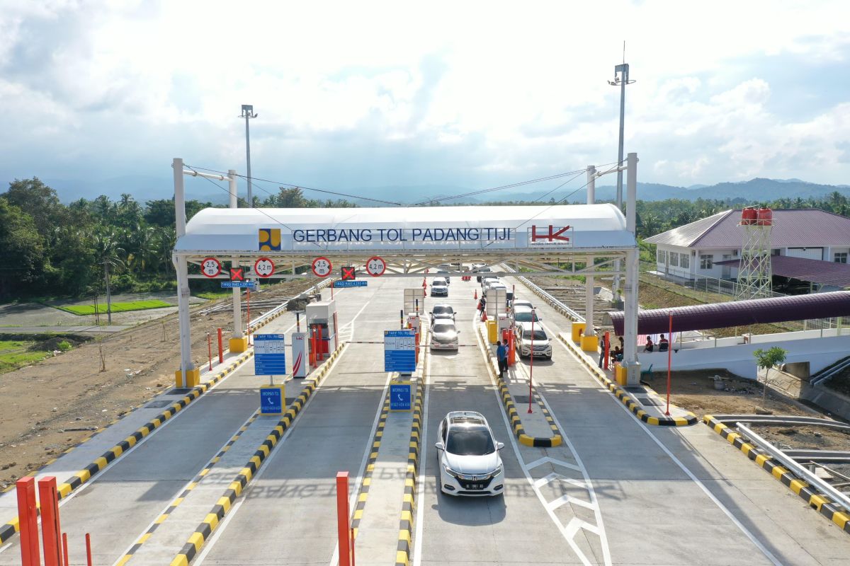 Volume kendaraan di Tol Sibanceh naik 141 persen hingga H+2 Lebaran