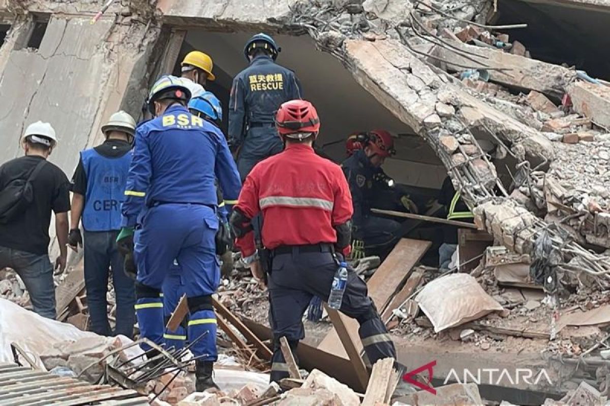 Korban tewas gempa Myanmar sudah lampaui 3.000 orang