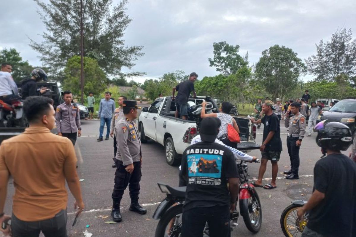 Polisi tertibkan balap liar di komplek perkantoran Pemkab Bangka Selatan