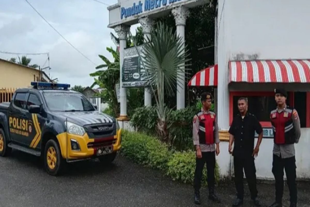 Polresta Banjarmasin patroli rumah kosong ditinggal pemilik