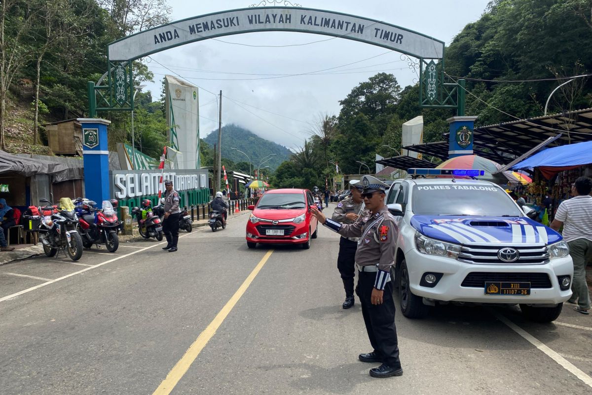 Polres Tabalong patroli di perbatasan Kalsel-Kaltim