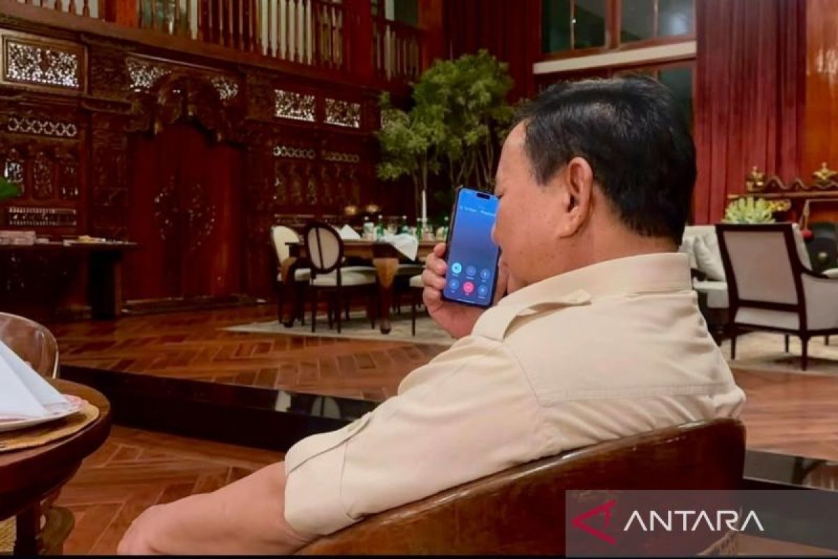 Presiden Prabowo mengirimkan ucapan Idul Fitri kepada beberapa kepala negara