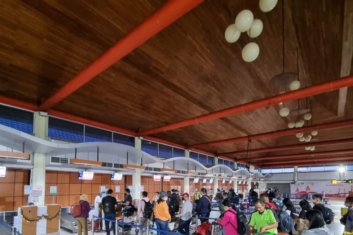 Bandara Pattimura Ambon layani 3.482 penumpang di puncak arus balik