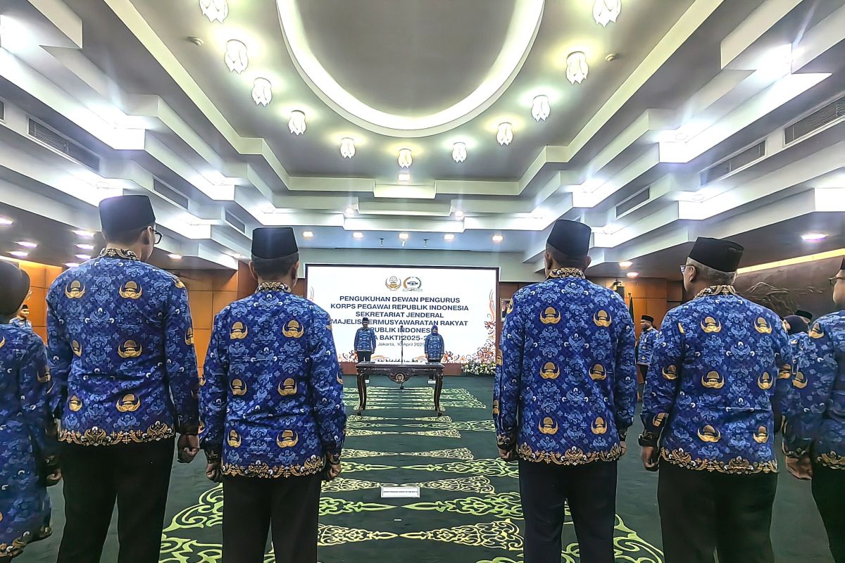 Dewan Pengurus Korpri Setjen MPR 2025–2030 resmi dikukuhkan