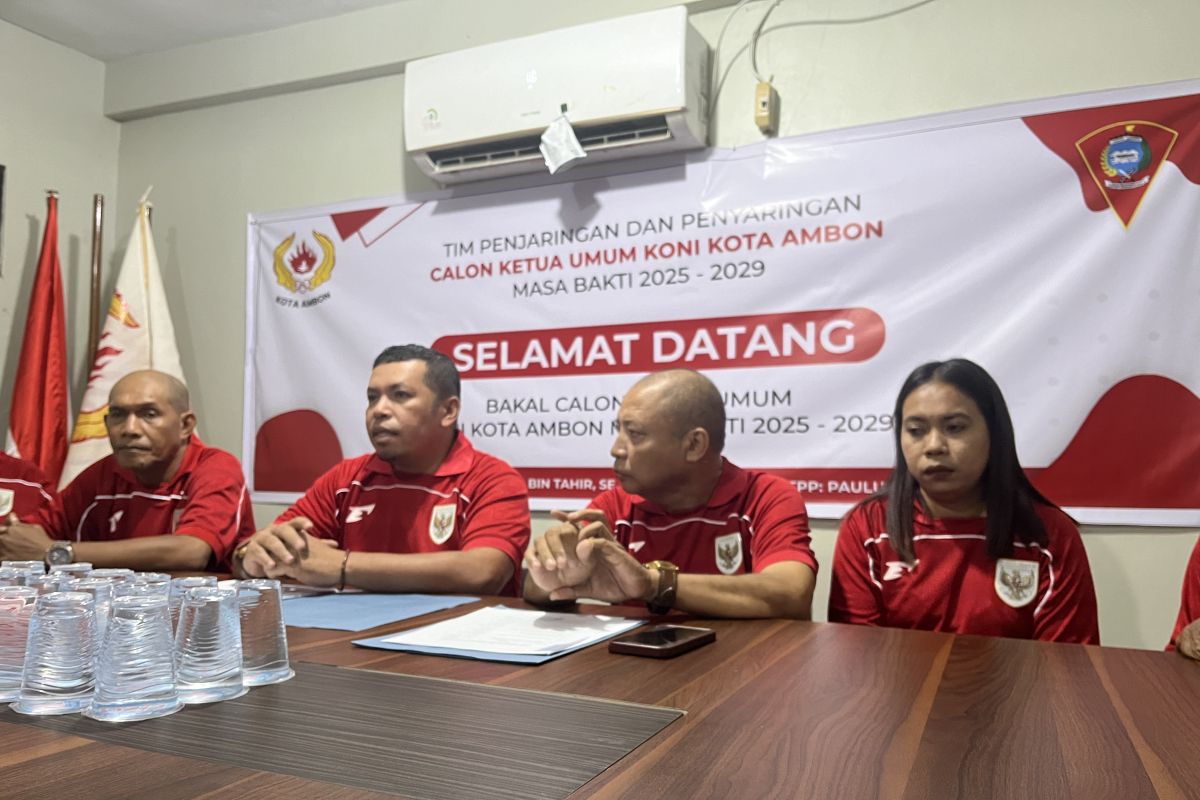 KONI Kota Ambon buka pendaftaran bakal calon ketua umum periode 2025-2029