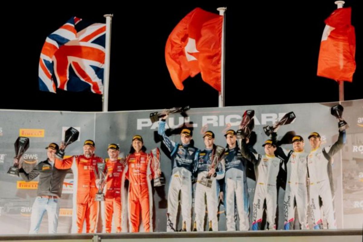 Sean Gelael dkk segel podium kedua GT World Challenge Europe