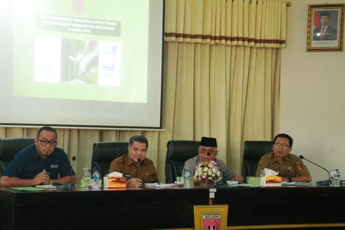 Bupati Agam: Jika harga pupuk subsidi di atas HET laporkan ke KP3