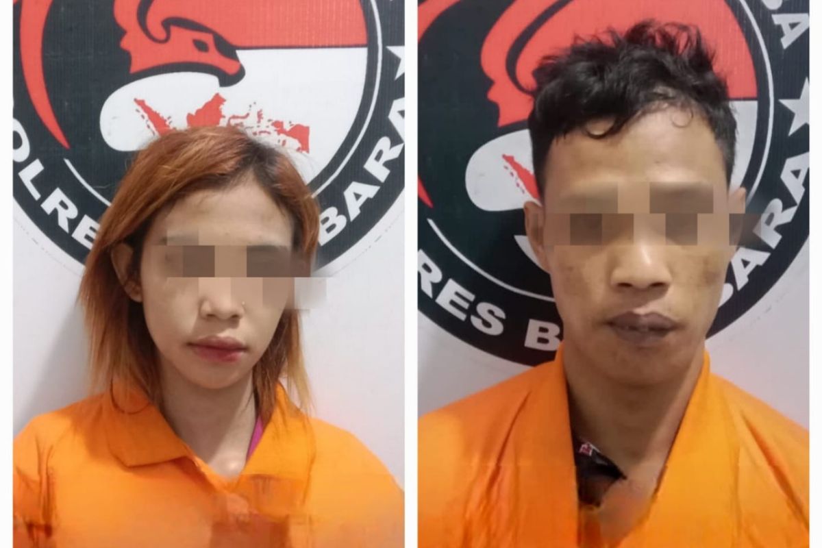 Sepasang kekasih diciduk Satres Narkoba Polres Batubara, simpan 10 Gram sabu siap edar