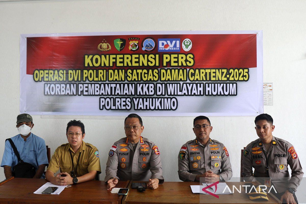 DVI Polri identifikasi 3 jenazah korban KKB di Yahukimo