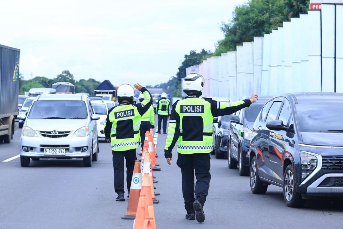 Survei tunjukkan masyarakat puas dengan Korlantas Polri amankan mudik