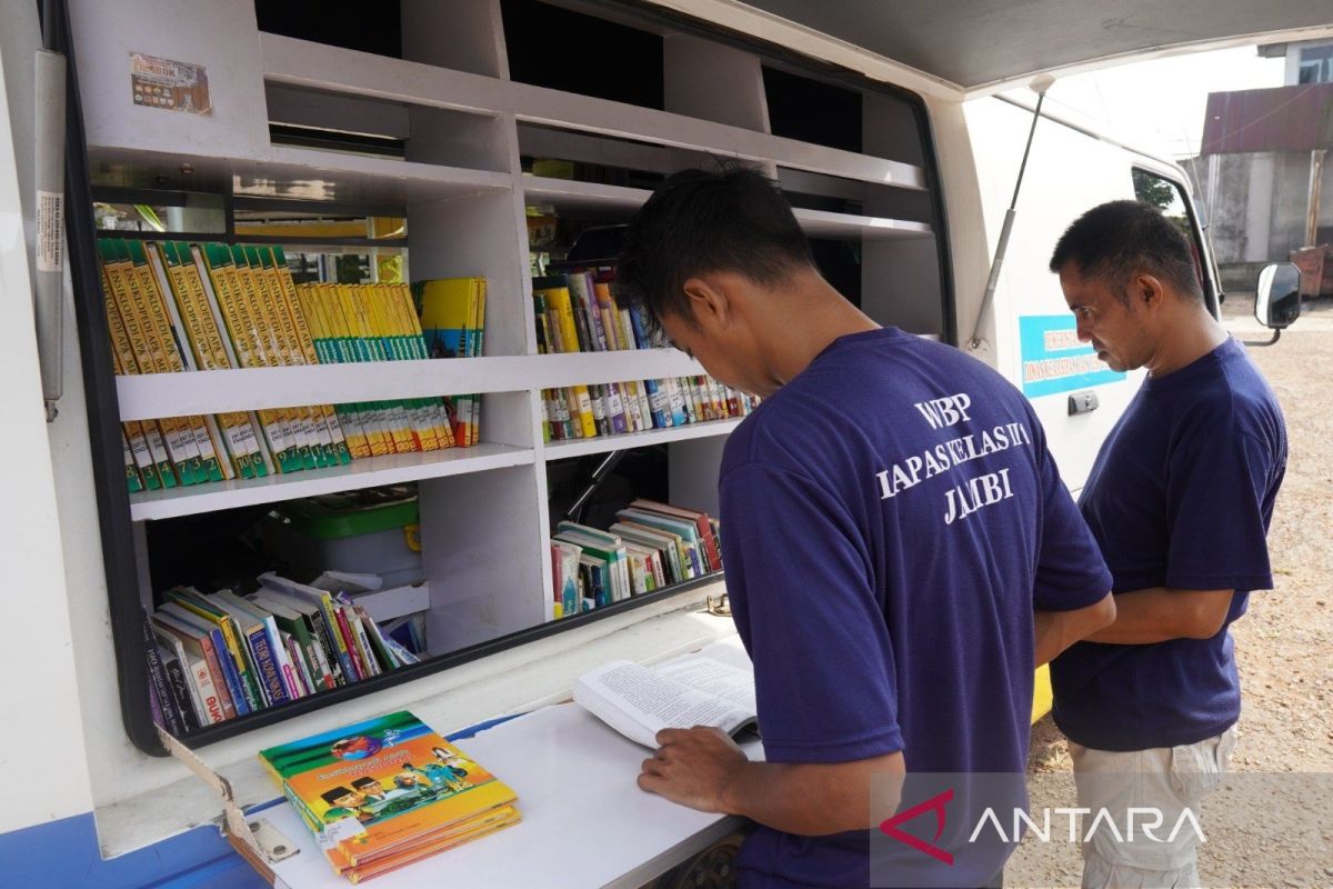 Lapas Kelas IIA Jambi beri akses  warga binaan manfaatkan perpustakaan