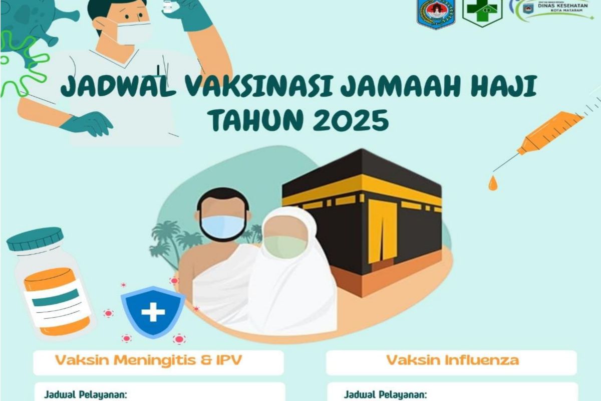Vaksinasi jamaah calon haji di Mataram dimulai Kamis besok