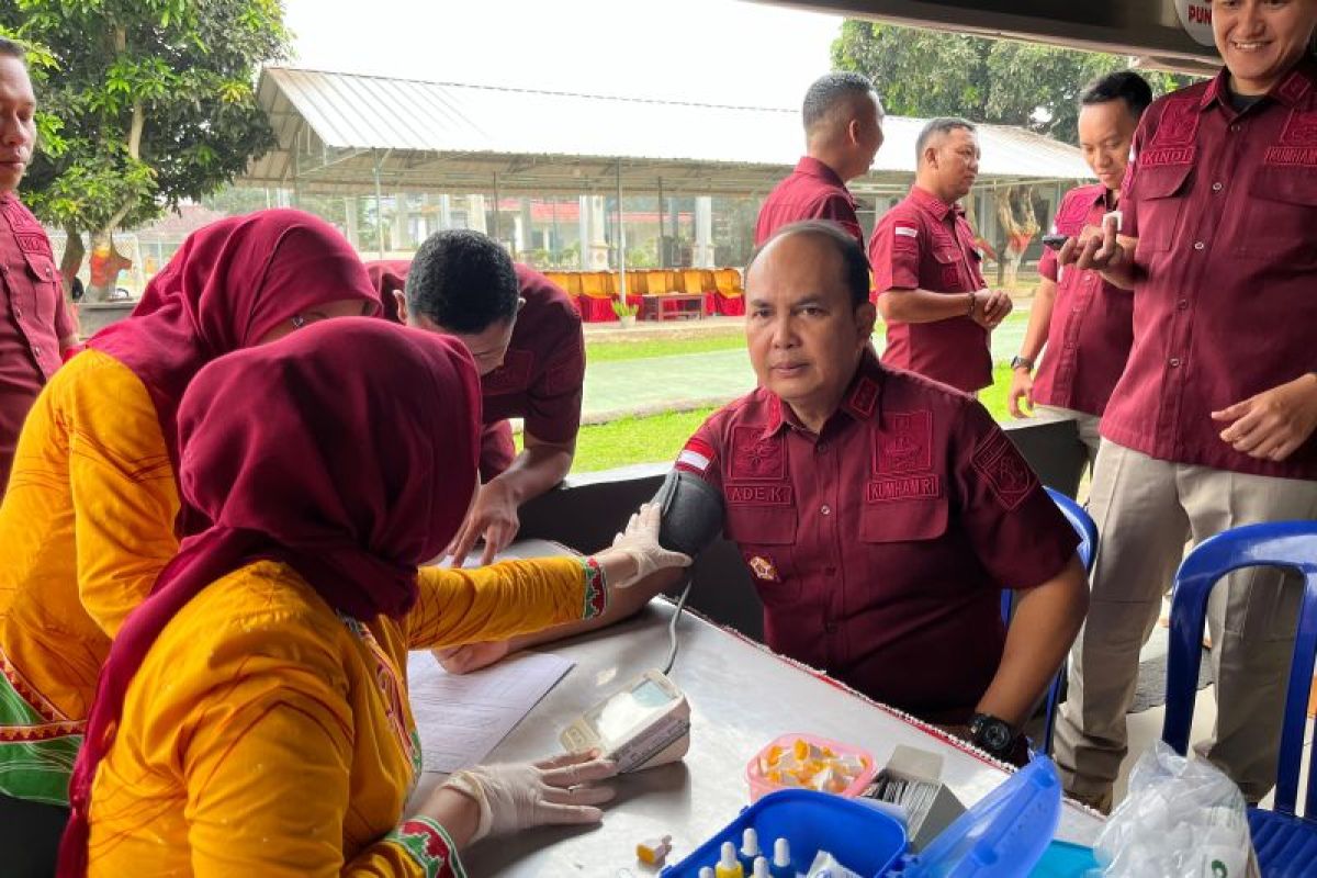 Lapas Narkotika-Kodim 0421 gelar donor darah peringati HBP