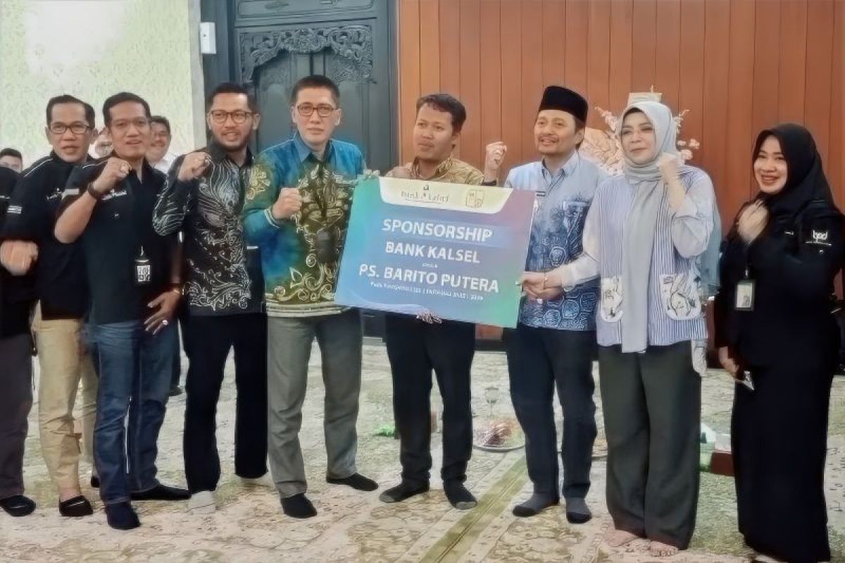 Bank Kalsel sponsor utama  PS Barito Putera pada musim depan