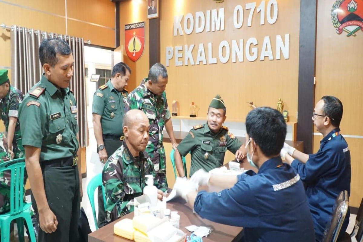 Kodim 0710/Pekalongan  lakukan CKG jaga kesiapan fisik prajurit