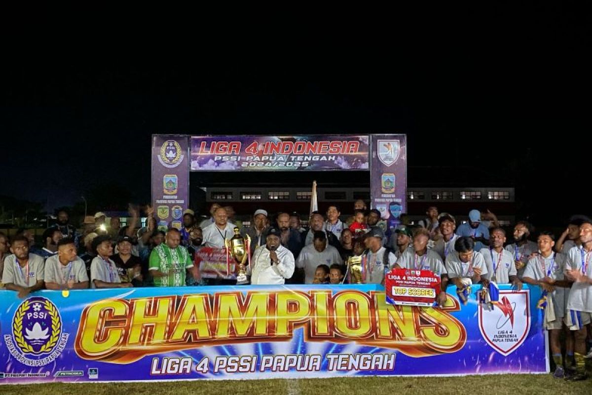Persipuncak Cartenz wakili Papua Tengah Liga 4 di putaran nasional