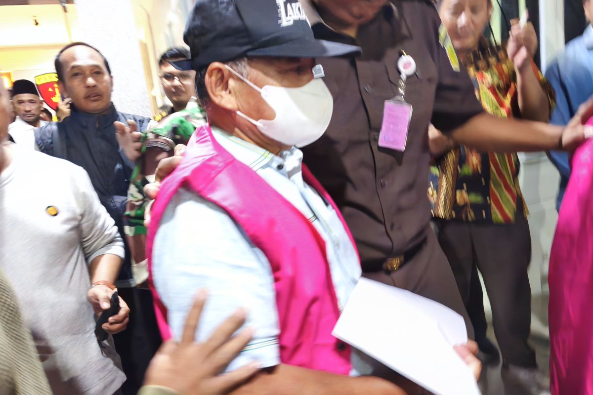 Mantan Bupati Lampung Timur ditahan di Rutan Way Hui
