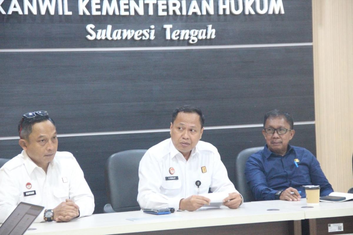 Kemenkum Sulteng fasilitasi harmonisasi Ranperda perlindungan perempuan-anak