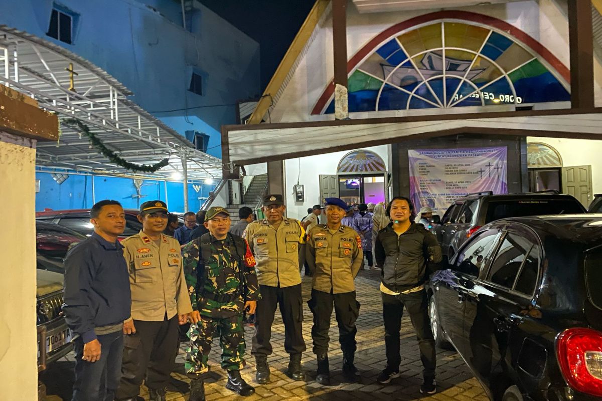 176 personel Polresta Banjarmasin amankan Jumat Agung