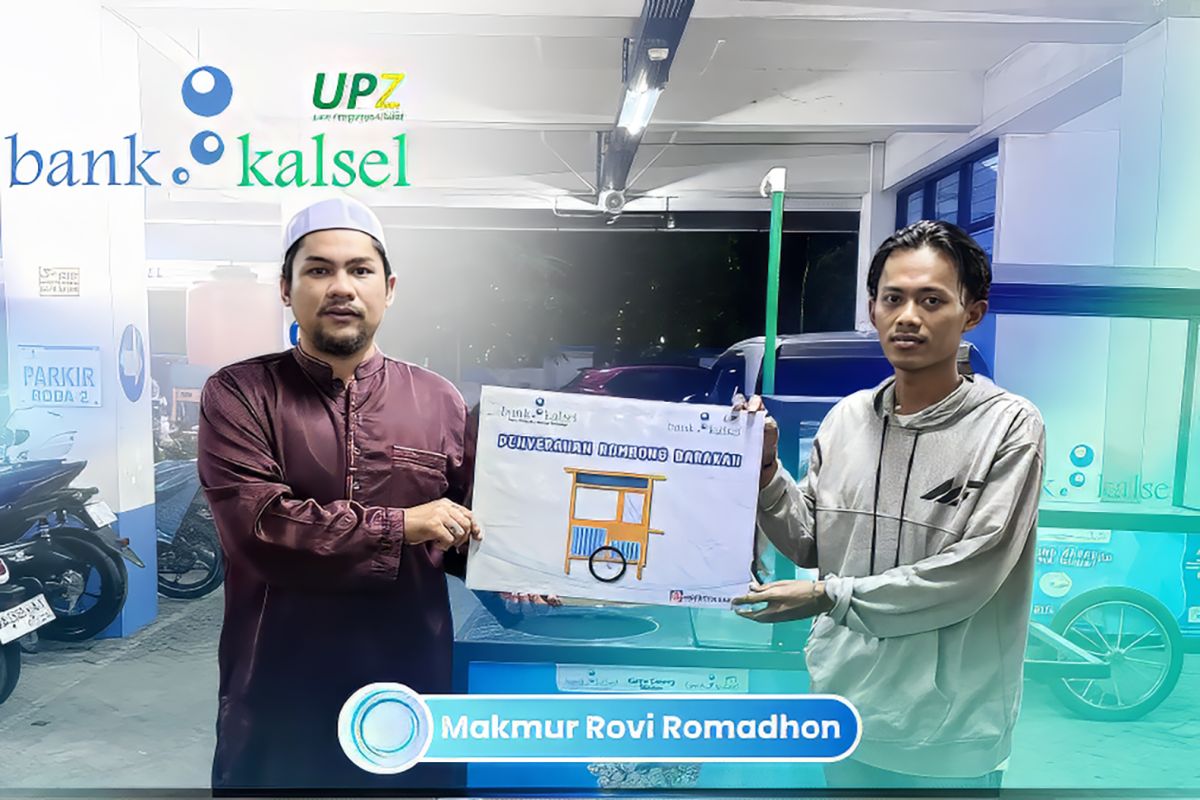 UPZ Bank Kalsel salurkan bantuan  
