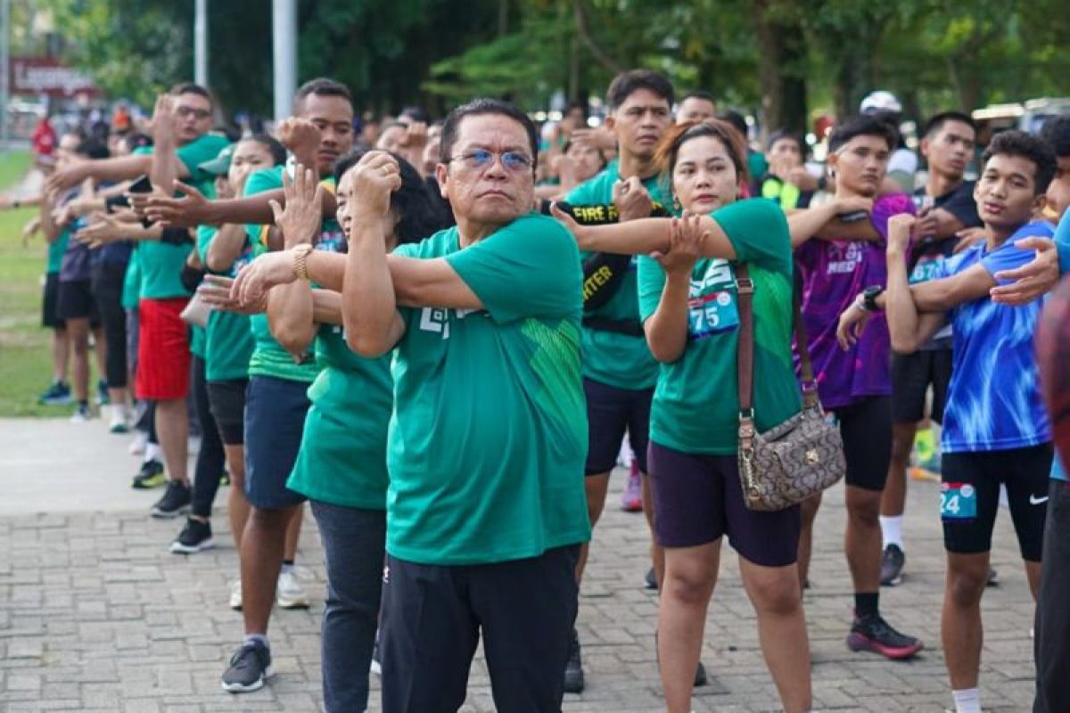 Hari Jadi Pematangsiantar, Ratusan warga  ikut Fun Run FAST BI