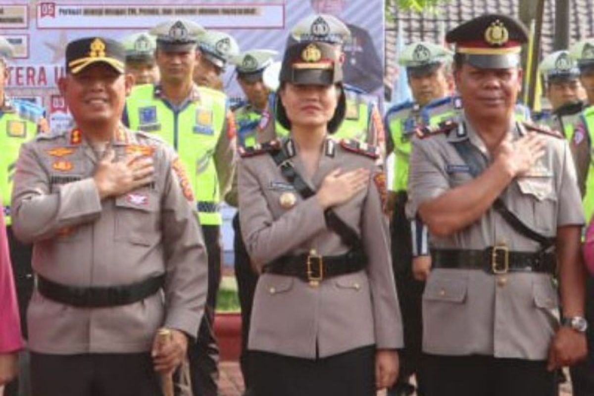 Kapolres Simalungun pimpin pergantian Kasat Lantas