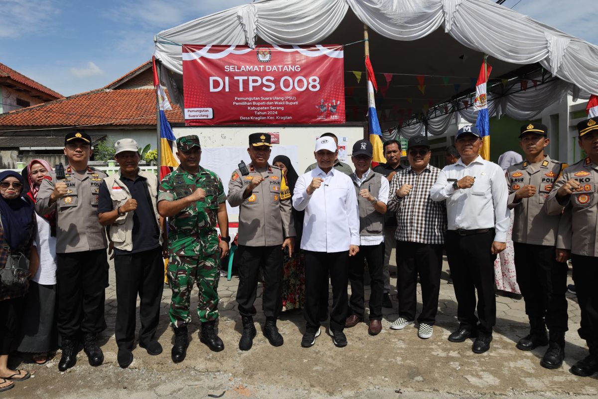 Wakapolda mantau secara menyeluruh PSU Kabupaten Serang