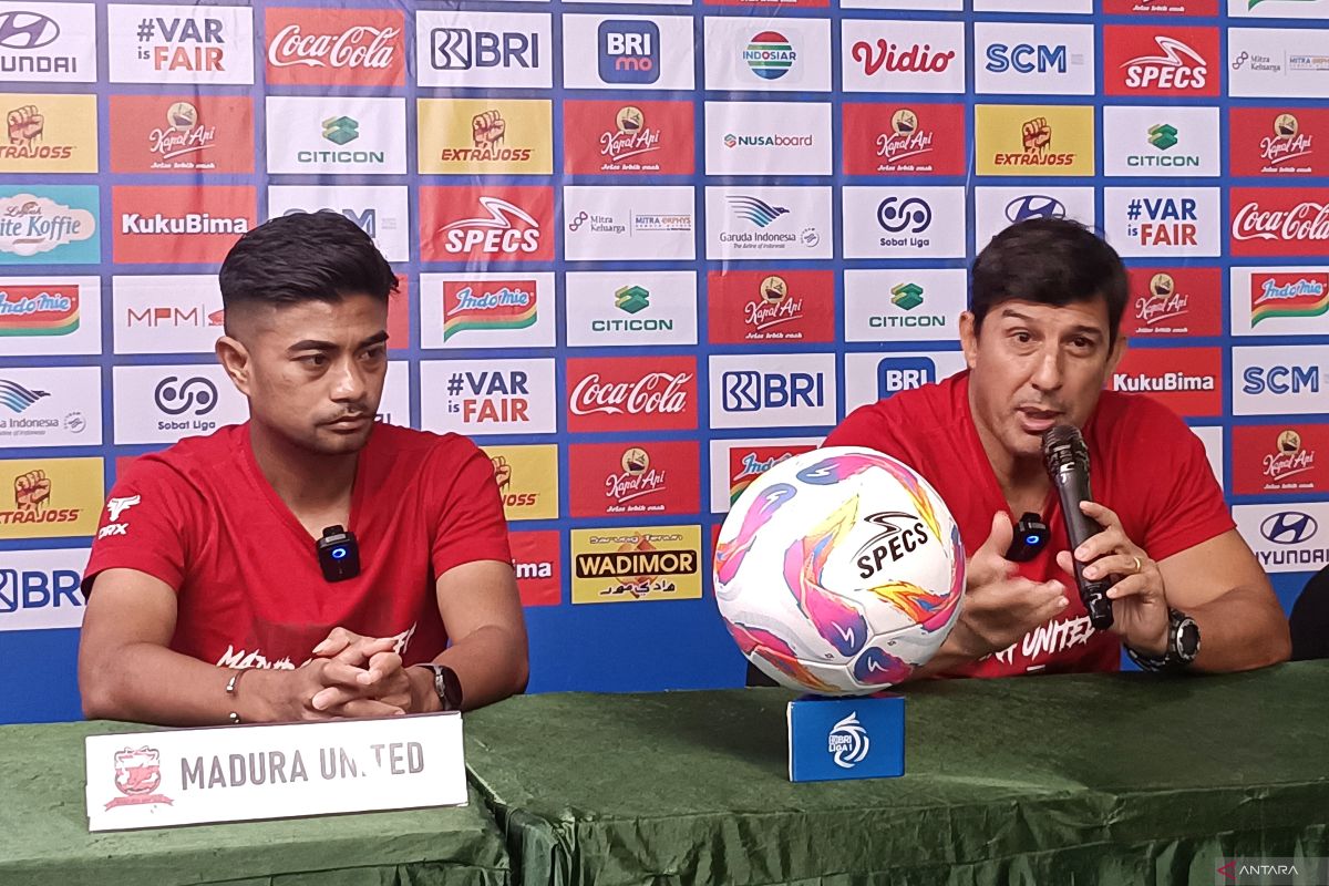 Liga 1 - Madura United optimistis curi poin di kandang Persebaya